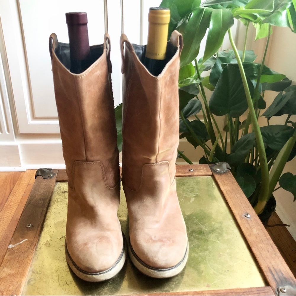 Cognac Roper boots